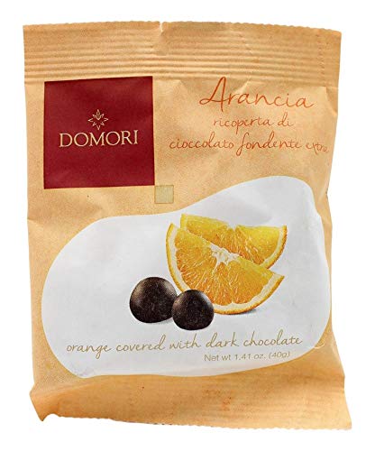Extra Schokolade beschichtete Orange Würfel () 40 g von Domori