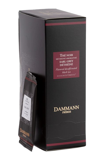 Schwarzer Tee - Earl Grey Yin Zhen entkoffeiniert - 24 versiegelte Teebeutel von Domori