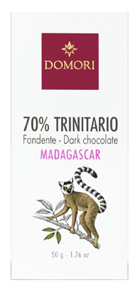 Tafel Zartbitterschokolade Trinitario Madagascar 70% von Domori