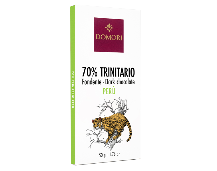 Tafel Zartbitterschokolade Trinitario Perù 70% von Domori