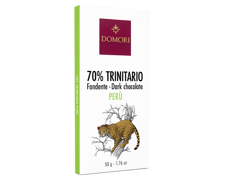 Tafel Zartbitterschokolade Trinitario Perù 70% Tafel Zartbitterschokolade Trinitario Perù 70% von Domori