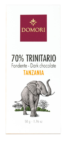 Tafel Zartbitterschokolade Trinitario Tanzania 70% von Domori