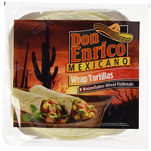 Don Enrico Wrap Tortillas 8 Stück, 12er Pack (12 x 320 g) von Don Enrico