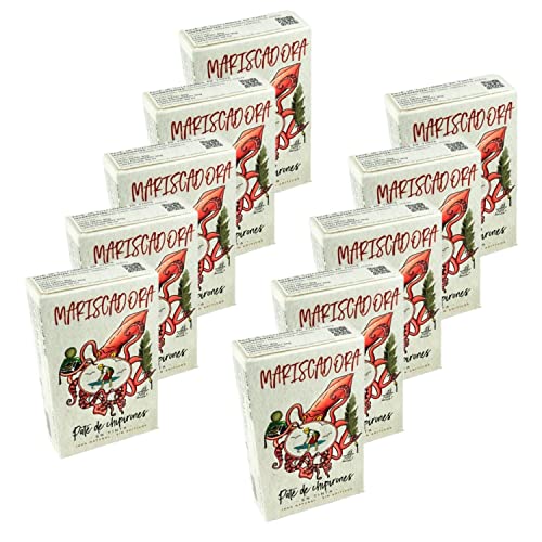 Tintenfisch-Rillette mit Tinte, 90 g, 10 Stück Tintenfisch-Rillette mit Tinte, 90 g, 10 Stück von Don Gastronom