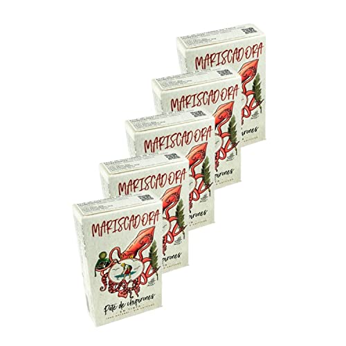 Tintenfisch-Rillette mit Tinte, 90 g, 5 Stück Tintenfisch-Rillette mit Tinte, 90 g, 5 Stück von Don Gastronom