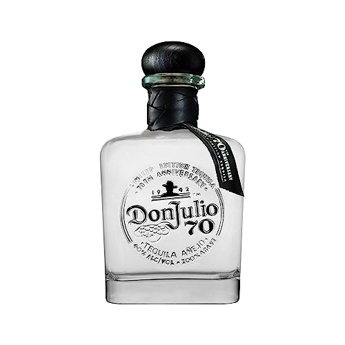 Don Julio 70 | Crystal Claro Añejo | premium gereifter Tequila aus Jalisco, Mexiko | 100 % blaue Agave | Jubiläumsedition | 35 % vol | Einzelflasche, 700 ml von Don Julio