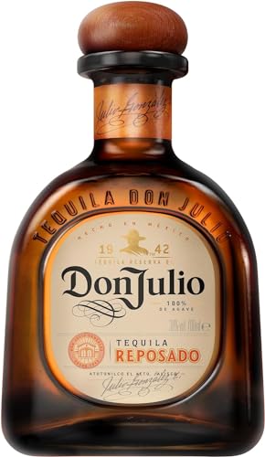 Don Julio Reposado | Premium Tequila aus Jalisco, Mexiko | 100 % blaue Agave | 8 Monate im Eichenfass gereift | pur, als Paloma- und Margarita-Cocktail | 38 % vol | Einzelflasche, 700 ml Don Julio Reposado | Premium Tequila aus Jalisco, Mexiko | 100 % blaue Agave | 8 Monate im Eichenfass gereift | pur, als Paloma- und Margarita-Cocktail | 38 % vol | Einzelflasche, 700 ml von Don Julio
