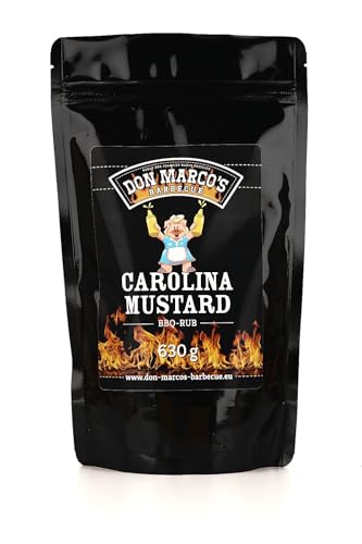 Don Marco's Barbecue Rub Carolina Mustard 630g im Nachfüllbeutel, Grillgewürzmischung von DON MARCO'S BARBECUE