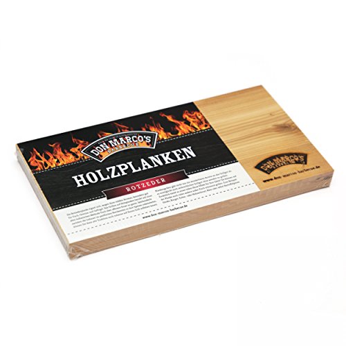 DON MARCO'S BARBECUE Holzplanke Rote Zeder 2er Pack von DON MARCO'S BARBECUE