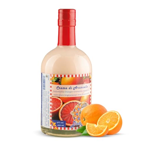 Don Melo Crema di Arancello – 500ml Orangenlikör 17% vol. - aus italienischen Orangen, ohne künstliche Zusatzstoffe - aromatischer Likör, ideal als Aperitiv oder Digestiv Don Melo Crema di Arancello – 500ml Orangenlikör 17% vol. - aus italienischen Orangen, ohne künstliche Zusatzstoffe - aromatischer Likör, ideal als Aperitiv oder Digestiv von Don Melo