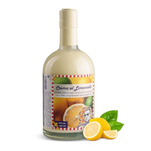 Don Melo Crema al Limoncello – 500ml Zitronenlikör 17% vol. - aus italienischen Zitronen, ohne künstliche Zusatzstoffe - aromatischer Likör, ideal als Aperitiv oder Digestiv Don Melo Crema al Limoncello – 500ml Zitronenlikör 17% vol. - aus italienischen Zitronen, ohne künstliche Zusatzstoffe - aromatischer Likör, ideal als Aperitiv oder Digestiv von Don Melo