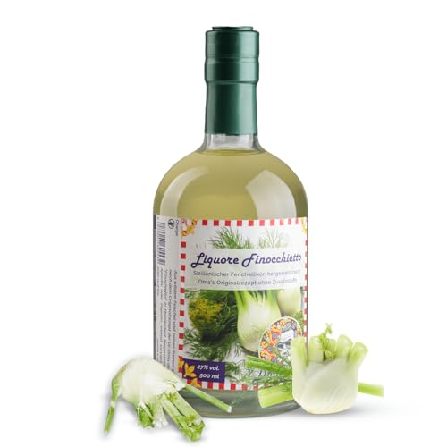 Don Melo Liquore Finocchietto – 500ml Fenchellikör 27% vol. - nach Originalrezept, vegan & ohne künstliche Zusatzstoffe - aromatischer Likör, ideal als Aperitiv oder Digestiv Don Melo Liquore Finocchietto – 500ml Fenchellikör 27% vol. - nach Originalrezept, vegan & ohne künstliche Zusatzstoffe - aromatischer Likör, ideal als Aperitiv oder Digestiv von Don Melo