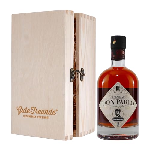 Don Pablo Pineapple Spirit Drink mit Geschenk-Holzkiste Don Pablo Pineapple Spirit Drink mit Geschenk-Holzkiste von Don Pablo