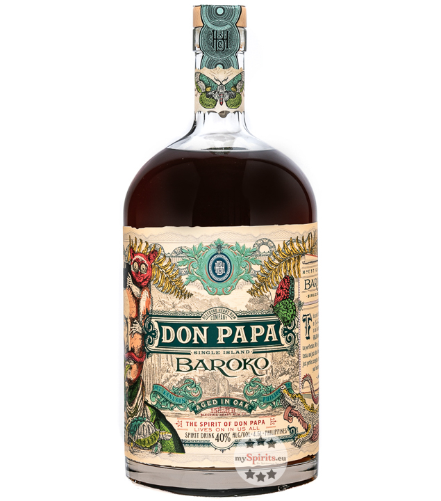 Don Papa Baroko 4,5l (40 % vol, 4,5 Liter) von Don Papa Rum