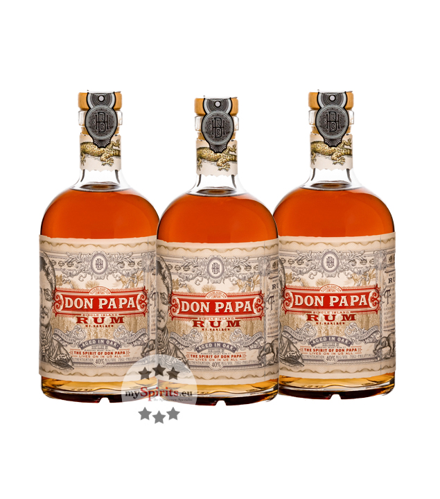 Don Papa Rum 3er Paket (40 % vol., 2,1 Liter) von Don Papa Rum
