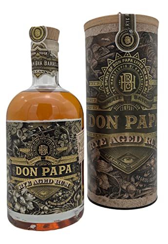 Don Papa Rum Rye American oak cask limitierte Edition 0.7 a 45% Vol. in Geschenkbox Rye aged Rum von Don Papa