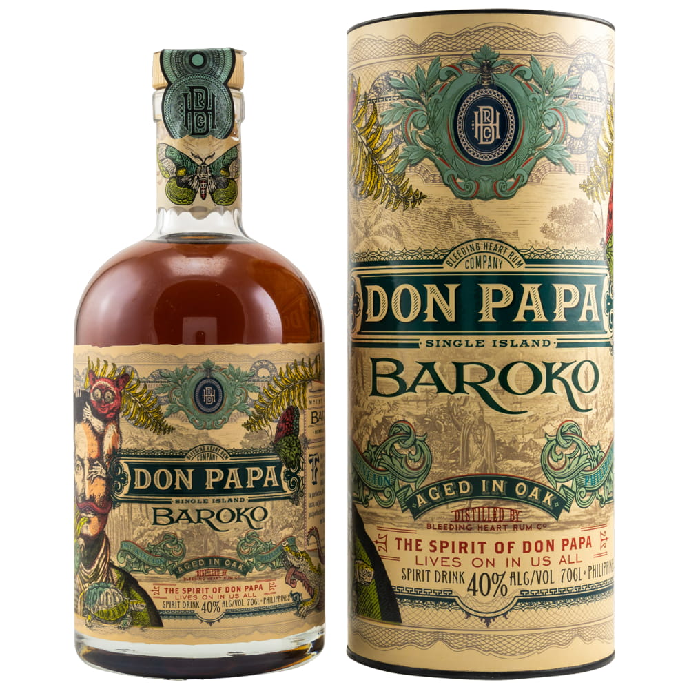 Don Papa Baroko 40% vol. 0,7l Don Papa Baroko 40% vol. 0,7l von Don Papa