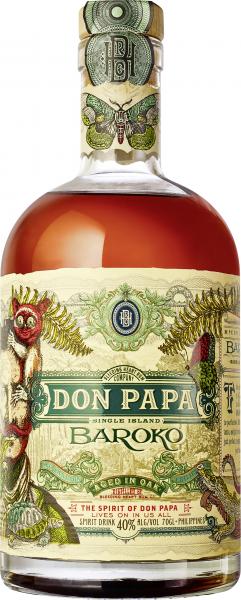 Don Papa Rum Baroko gift set with hip flask 0.7l, Alc. 40 vol.%, Rum  Philippines | plentyShop LTS