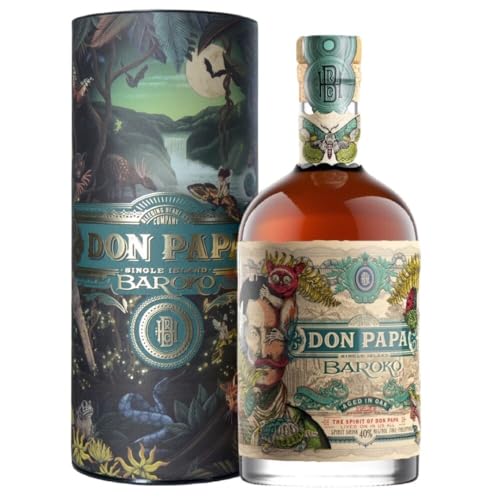 Don Papa Baroko | Premium Spirituose auf Rumbasis | Brandneu | End of the Year Tube | 40% Vol. | 700ML von Don Papa
