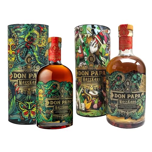 Don Papa | Masskara Rum Geschenkset | Street Art Canister | Standard Canister | Weich und fruchtig | Mit zarten Noten von Honig | 40% | 2 x 700ml | Geschenkset by Lange Theke Don Papa | Masskara Rum Geschenkset | Street Art Canister | Standard Canister | Weich und fruchtig | Mit zarten Noten von Honig | 40% | 2 x 700ml | Geschenkset by Lange Theke von Don Papa