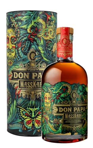 Don Papa | Masskara | Rum in Geschenkdose | Weich und fruchtig | Mit zarten Noten von Honig | 40% | 700ml von Don Papa