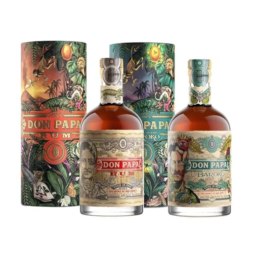 Don Papa Premium Set |Eternal Spring in Sugarlandia (Eco) | Don Papa Baroko 0,7L | Don Papa 7 Jahre 0,7L | 40% Vol. | von Don Papa