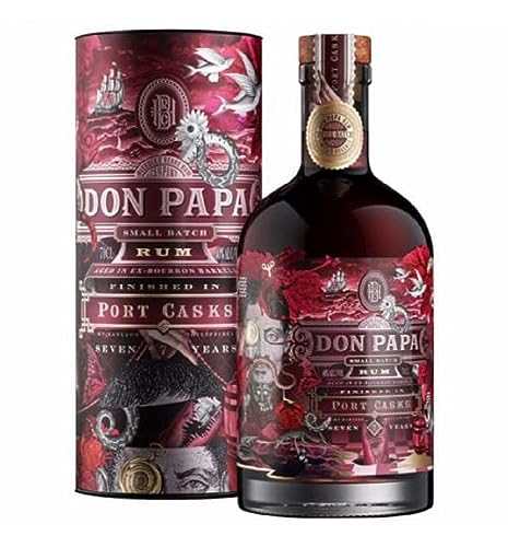 Don Papa Rum 7 Years Old Port Casks 40% Vol. 0,7l in Geschenkbox von Don Papa