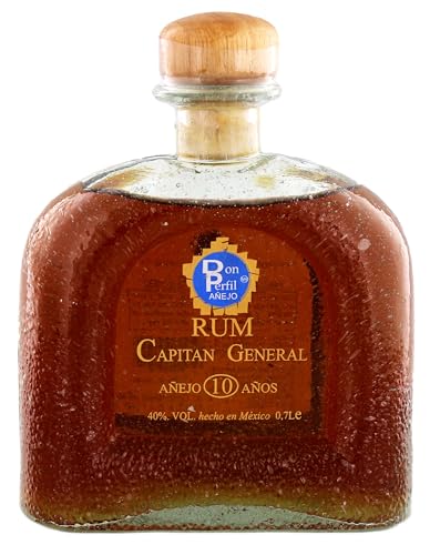 Don Perfil I Capitan Gernal Anejo-Rum I 700 ml Flasche I 40% Volume I 10 Jahre alter Rum aus Mexiko Don Perfil I Capitan Gernal Anejo-Rum I 700 ml Flasche I 40% Volume I 10 Jahre alter Rum aus Mexiko von Don Perfil