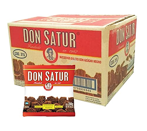 DON SATUR Bizcochos (Biscuits) – 30 Stück (Don Satur Bizcocho Negrito (brauner Zuckerkeks) von Don Satur