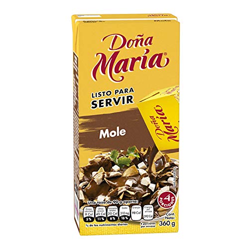 Doña Maria - Servierfertige Mole - Mexikanische Mole für 4 Personen - 360 Gramm Doña Maria - Servierfertige Mole - Mexikanische Mole für 4 Personen - 360 Gramm von Dona Maria