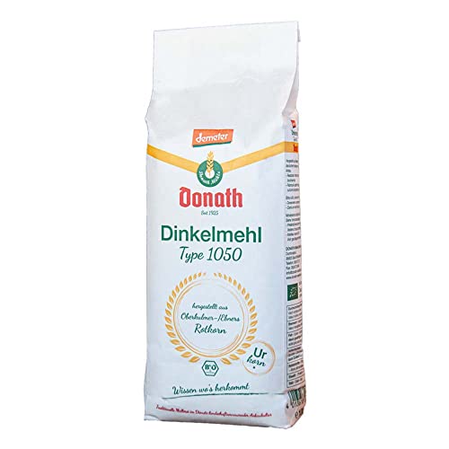 Donath Mühle - Demeter Dinkelmehl 1050 - 1 kg - 9er Pack von Donath Mühle