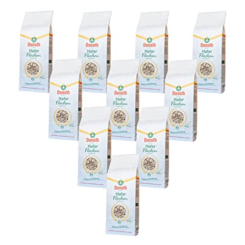 Donath Mühle - Demeter Haferflocken großbl.mit Keim - 0,5 kg - 10er Pack Donath Mühle - Demeter Haferflocken großbl.mit Keim - 0,5 kg - 10er Pack von Donath Mühle