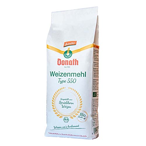 Donath Mühle - Demeter Weizenmehl 550 - 1 kg - 9er Pack Donath Mühle - Demeter Weizenmehl 550 - 1 kg - 9er Pack von Donath Mühle