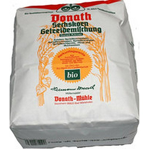 Donath Mühle - Sechskorn Getreide Mischung (ganze Körner), bio, 5 kg von Donath