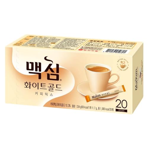Dongsuh Maxim Mokka-Weißgold-Kaffeemischung, 12 g, 20 Stück Dongsuh Maxim Mokka-Weißgold-Kaffeemischung, 12 g, 20 Stück von Dongsuh
