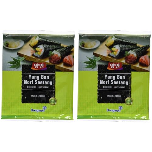 Dongwon Seetang, geröstet, für Sushi (1 x 25 g) (Packung mit 2) von Dongwon