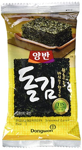 Dongwon Seetang, geröstet, gewürzt, 3er Pack (8 x 3,5 g Packung) von Dongwon