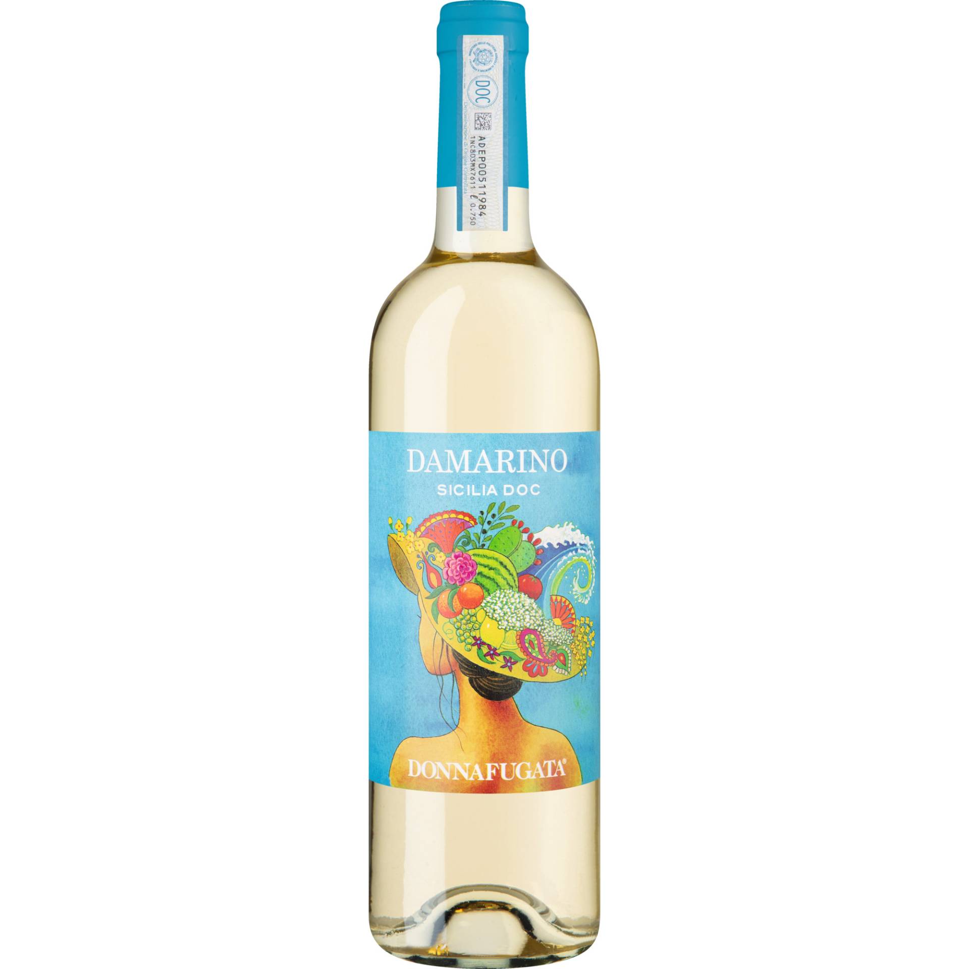 Damarino Bianco, Sicilia DOC, Sizilien, 2023, Weißwein von Donnafugata , Via S. Lipari 18, 91025 Marsala (TP), Italia