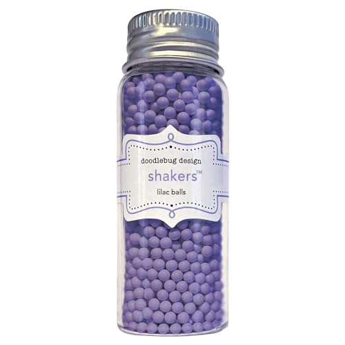 Doodlebug Shakers-Lilac Balls von Doodlebug