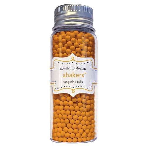 Doodlebug Shakers-Tangerine Balls von Doodlebug