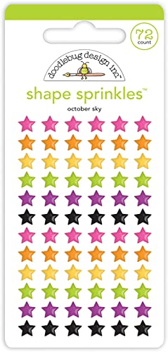 Doodlebug Sprinkles Adhesive Enamel Shapes-October Sky von Doodlebug