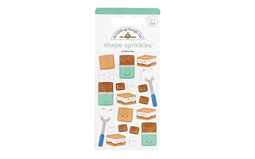 Doodlebug Sprinkles Adhesive Enamel Shapes-S'more Fun Doodlebug Sprinkles Adhesive Enamel Shapes-S'more Fun von Doodlebug