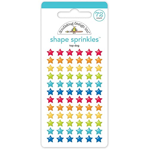 Doodlebug Sprinkles Adhesive Enamel Shapes-Top Dog von Doodlebug