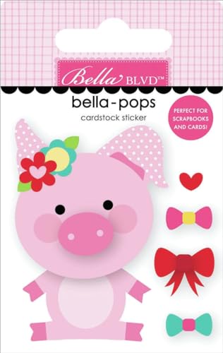 My Candy Girl Bella-Pops 3D Stickers-Pretty Piggy von Doodlebug