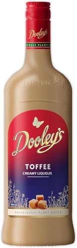 Dooley's Toffee Creamy Liqueur (0,7 L) – Cremig wie ein Sahnelikör, Karamell Likör vegan und laktosefrei auf Vodka-Basis mit Toffee-Caramell-Geschmack – Cocktails oder Pur – 15 % Vol. von Dooley's