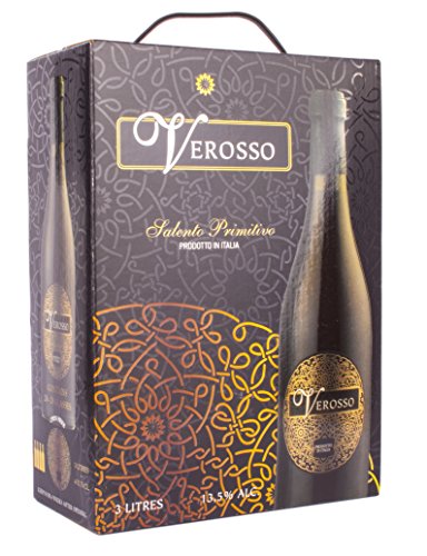 3L BAG in BOX Wein VEROSSO, Salento Primitivo 3,0l 13,5% von Doppio Passo