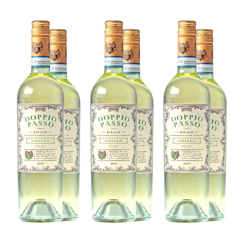 6 x Doppio Passo Grillo Sicilia 0,75 L 12,5% vol 6 x Doppio Passo Grillo Sicilia 0,75 L 12,5% vol von Doppio Passo