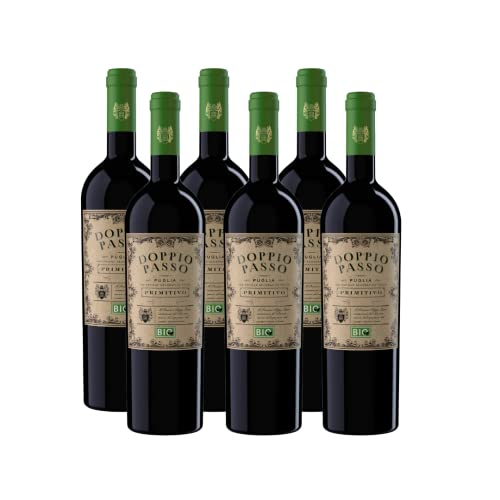 Doppio Passo Primitivo BIO, Rotwein Italien (6 x 0,75l) von Doppio Passo