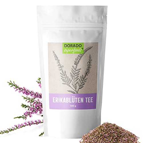 Erikablüten Tee Heideblüten | 100 g gerebelt - Calluna vulgaris flos von Dorado Superfoods