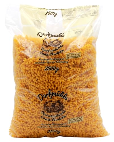 Dorfmühle Oberschwäbische Korkenzieher Land-Nudeln, 2er Pack (2 x 2.5 kg) von Dorfmühle